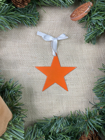 5 Pointed Star Metal Ornament