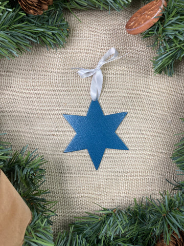 6 Pointed Star Metal Ornament