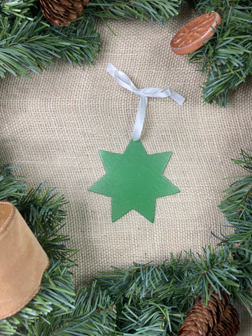 7 Pointed Star Metal Ornament