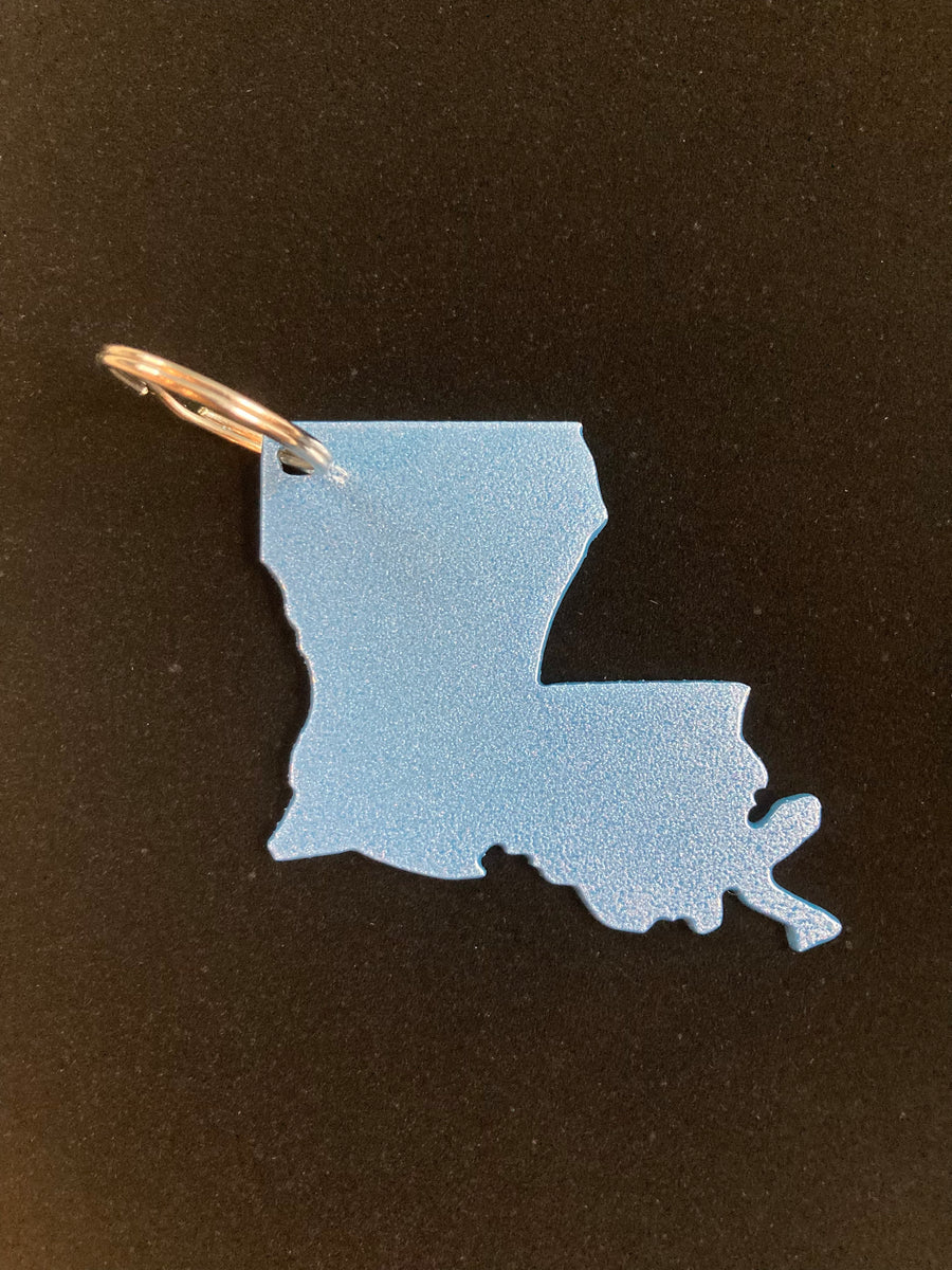 Louisiana Metal Keychain – Lakeshore Impressions