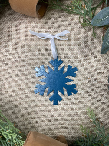 Snowflake Metal Ornament