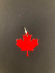 Canadian Maple Leaf Metal Keychain