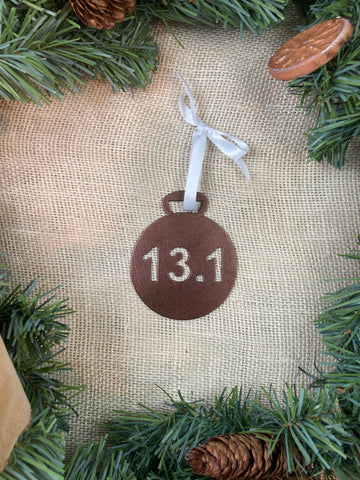 13.1 Half Marathon Metal Ornament