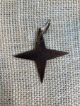 4 Pointed Star Metal Keychain