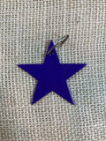 5 Pointed Star Metal Keychain