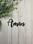 Amen Metal Wall Art (set of 4)