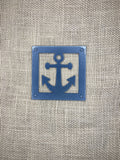 Nautical Anchor Metal Coaster