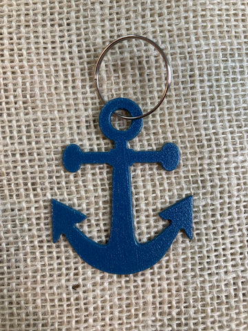 Nautical Anchor Metal Keychain