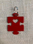 Autism Puzzle Piece Metal Keychain