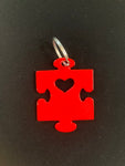 Autism Puzzle Piece Metal Keychain