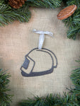 Blasting Helmet Metal Ornament