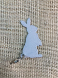 Bunny Metal Keychain