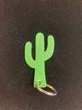 Cactus Metal Keychain