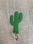 Cactus Metal Keychain