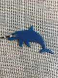 Dolphin Metal Keychain