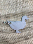 Duck Metal Keychain