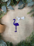 Flamingo Metal Ornament