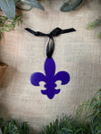 Fleur De Lis Metal Ornament