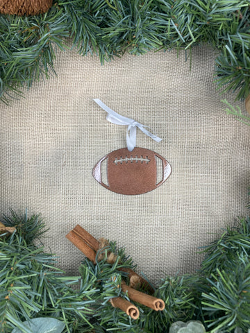 Football Metal Ornament