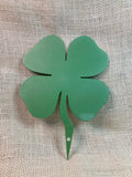 Four Leaf Clover Metal Yard Stake (set of 3)