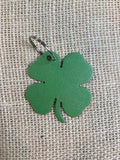 Four Leaf Clover Metal Keychain