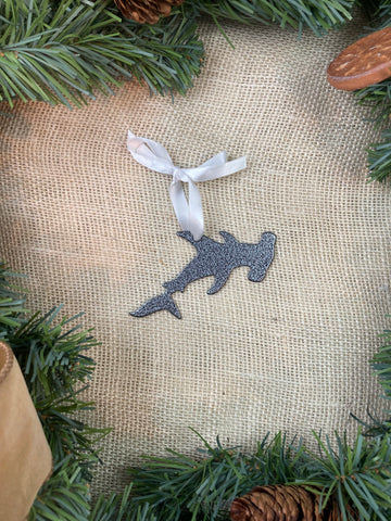 Hammerhead Shark Metal Ornament