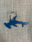 Hammerhead Shark Metal Keychain