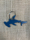 Hammerhead Shark Metal Keychain