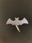 Hanging Bat Metal Keychain