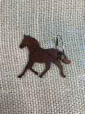 Horse Metal Keychain