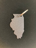 Illinois Metal Keychain