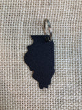 Illinois Metal Keychain