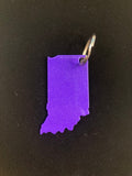 Indiana Metal Keychain