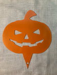 Jack-O-Lantern 1 Metal Yard Stake (set of 3)