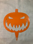 Jack-O-Lantern 2 Metal Yard Stake (set of 3)