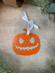 Jack-O-Lantern 3 Metal Ornament