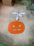 Jack-O-Lantern 4 Metal Ornament