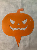 Jack-O-Lantern 4 Metal Yard Stake (set of 3)