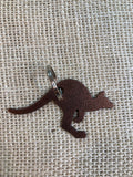 Kangaroo Metal Keychain