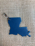 Louisiana Metal Keychain