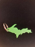 Michigan Upper Peninsula Metal Keychain