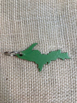 Michigan Upper Peninsula Metal Keychain