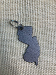 New Jersey Metal Keychain