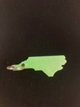 North Carolina Metal Keychain