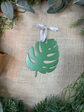 Palm Leaf Metal Ornament