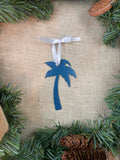 Palm Tree Metal Ornament