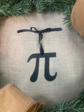 Pi Symbol Metal Ornament