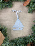 Sailboat Metal Ornament