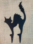 Scared Cat 2 Metal Yard Stake (set of 4)