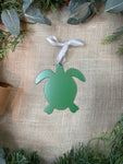 Sea Turtle Metal Ornament